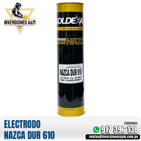 ELECTRODO NAZCA DUR 610