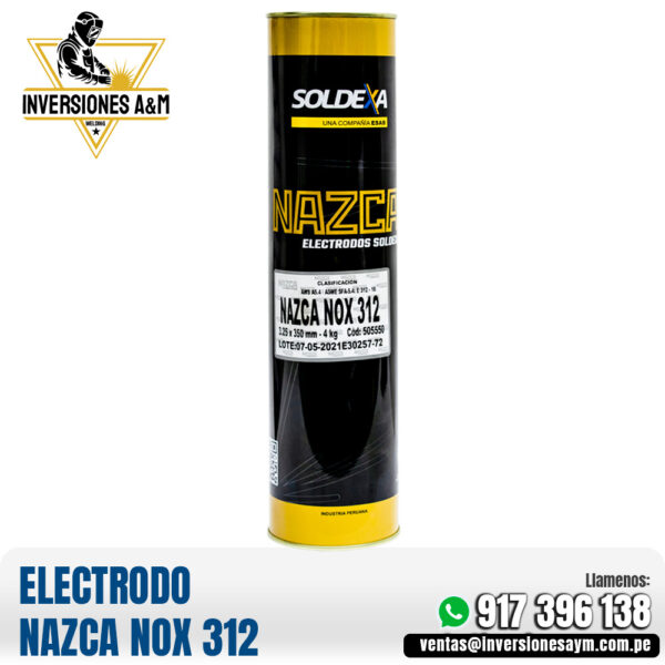 ELECTRODO NAZCA NOX 312