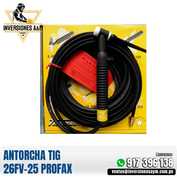 ANTORCHA TIG 26FV-25 PROFAX