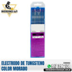ELECTRODO DE TUNGSTENO COLOR MORADO