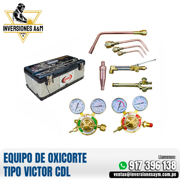 EQUIPO DE OXICORTE TIPO VICTOR CDL