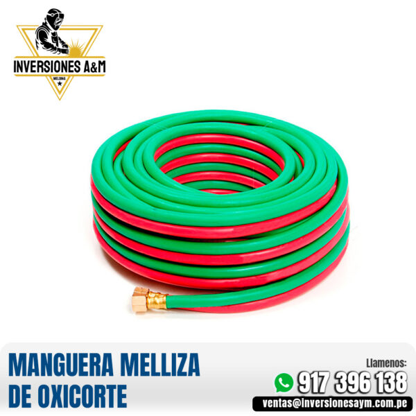 MANGUERA MELLIZA DE OXICORTE