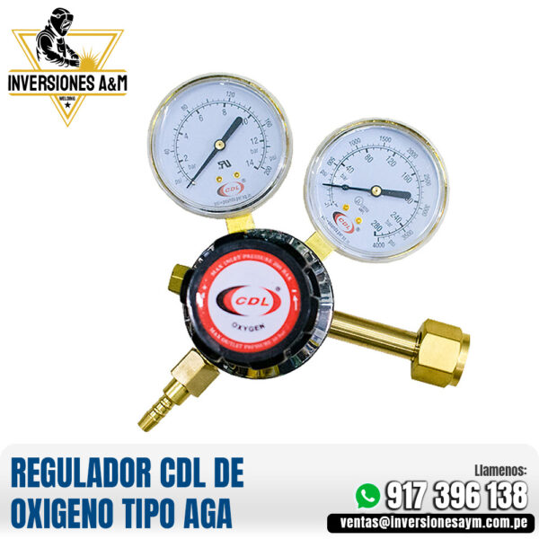 REGULADOR CDL DE OXIGENO TIPO AGA