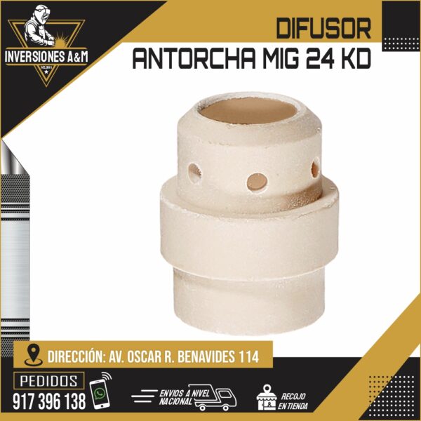 DIFUSOR ANTORCHA MIG 24 KD