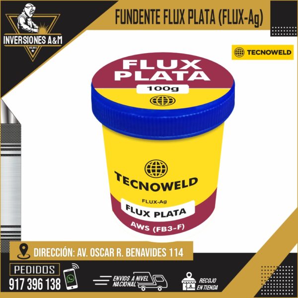 FUNDENTE FLUX PLATA (FLUX-Ag) TECNOWELD