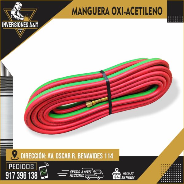 MANGUERA MELLIZA DE OXICORTE