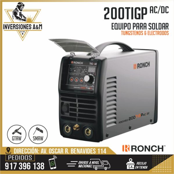 MAQUINA PARA SOLDAR RONCH 200TIGP AC-DC