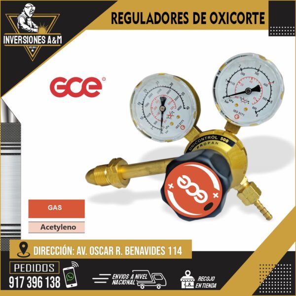REGULADOR ACETILENO GCE