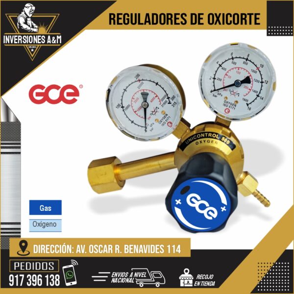 REGULADOR DE OXIGENO GCE