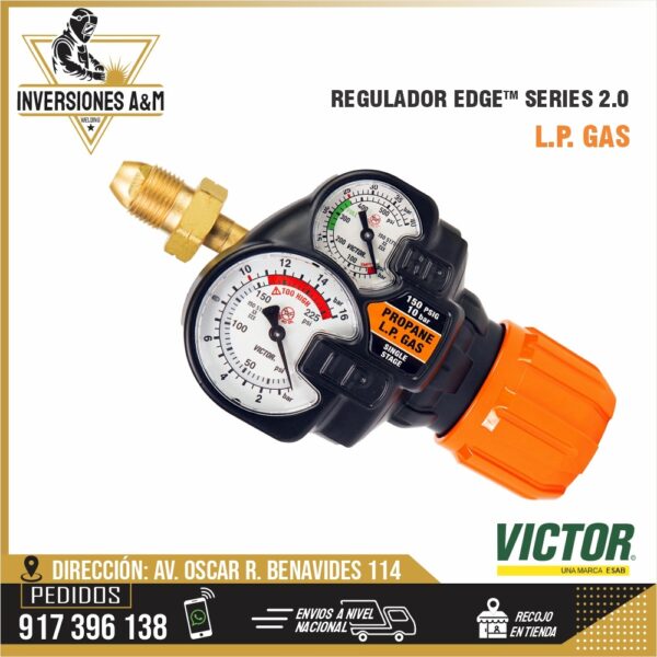 REGULADOR DE PROPANO L.P. GAS EDGE 2.0 - VICTOR
