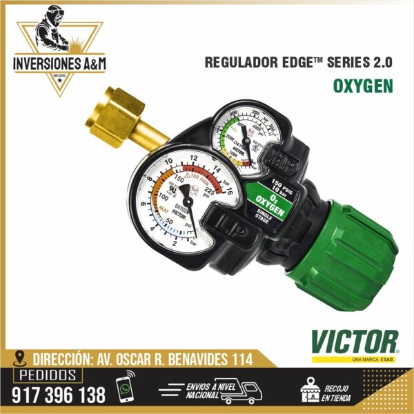 REGULADOR OXIGENO EDGE 2.0 - VICTOR