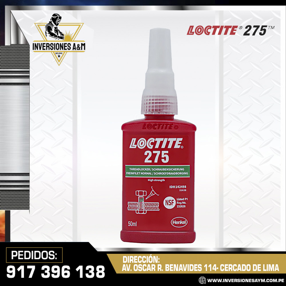 ADHESIVO-FIJADOR-DE-ROSCAS-LOCTITE-275.jpg ADHESIVO FIJADOR DE ROSCAS - LOCTITE 275 - Imagen 1