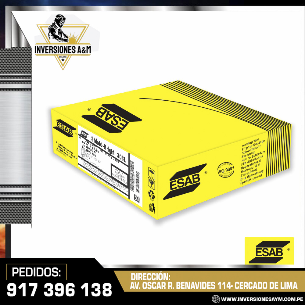 ALAMBRE-TUBULAR-SHIELD-BRIGHT-308L-ESAB-1.jpg ALAMBRE TUBULAR SHIELD - BRIGHT 308L - ESAB - Imagen 1