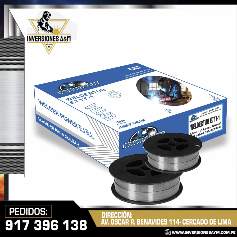 ALAMBRE-TUBULAR-WELDERTUB-E71T-1.jpg ALAMBRE TUBULAR WELDERTUB E71T-1 - Imagen 1