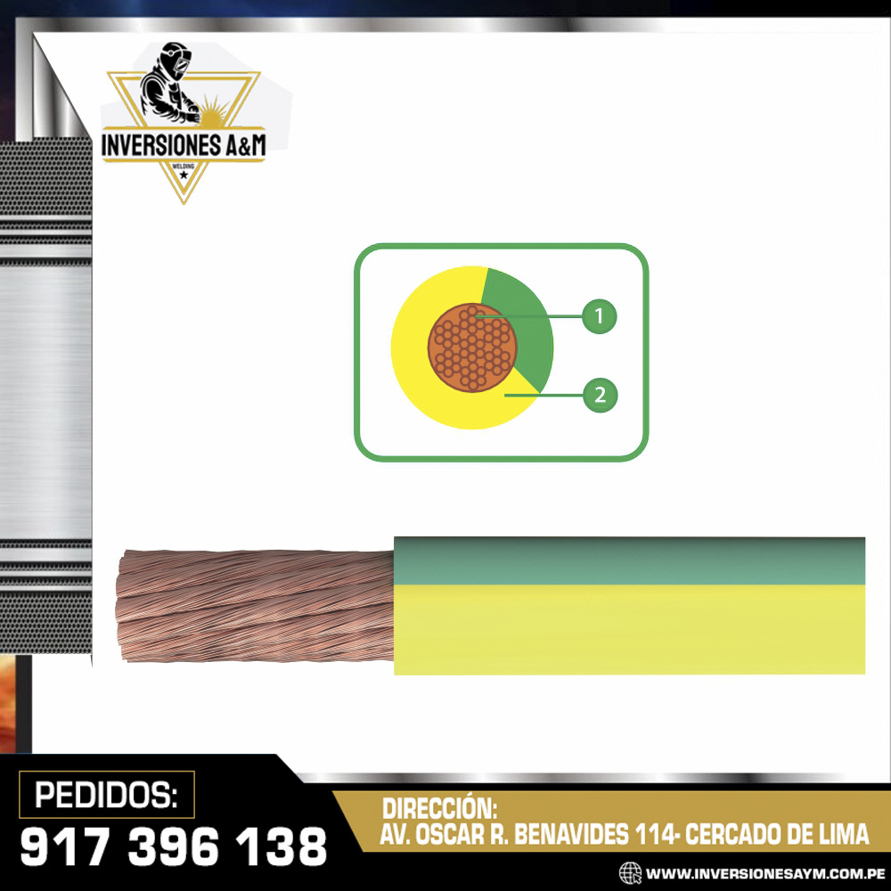 CABLE-CPT-CU-450-750-V.jpg CABLE CPT AWG AMARILLO-VERDE 450/750 V - Imagen 1