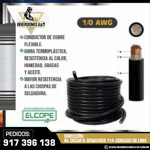 CABLE DE SOLDAR 1/0 AWG