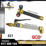 CAÑA DE OXICORTE TIPO AGA X21 - GCE