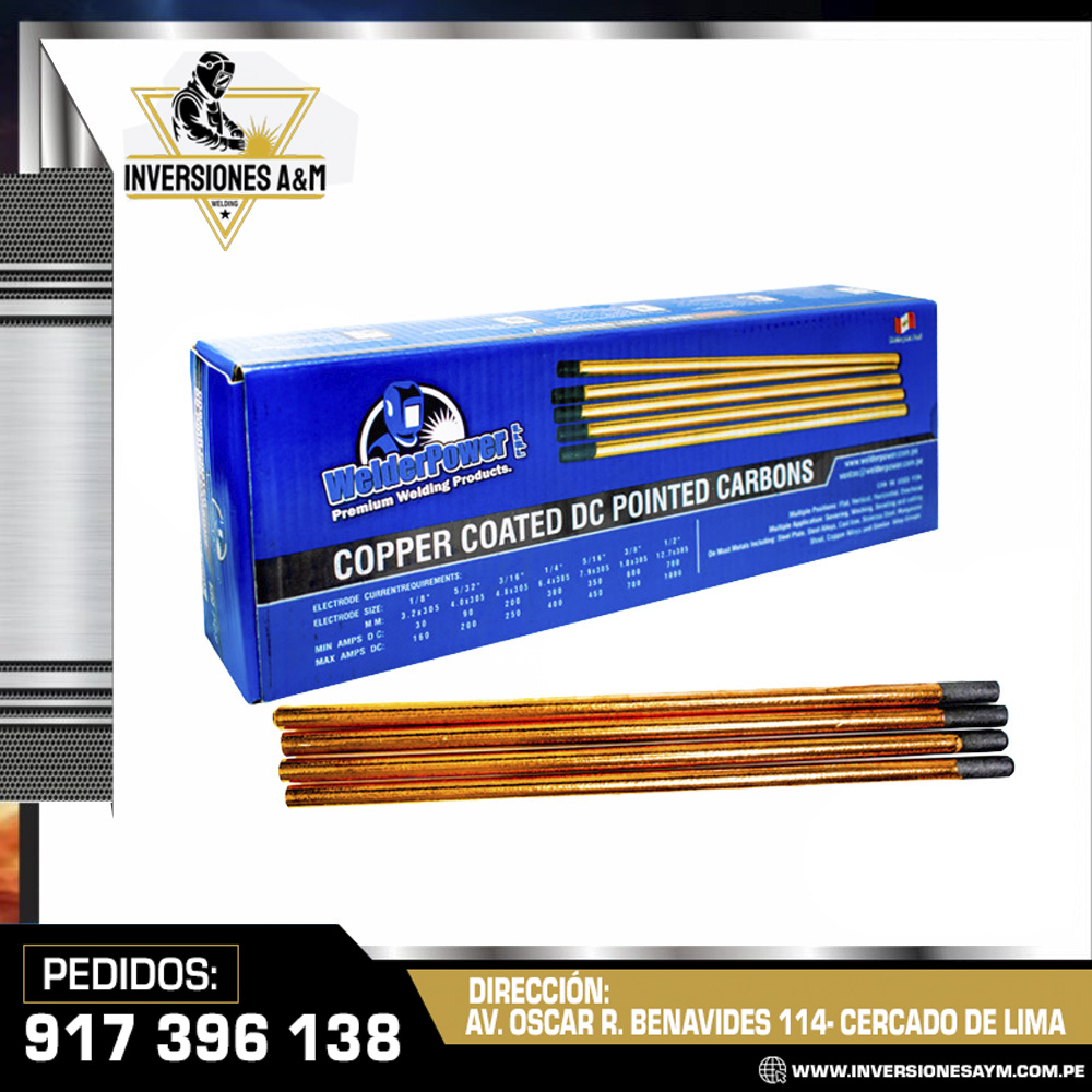 CARBON-PARA-CORTE-WELDER-POWER-.jpg CARBON PARA CORTE WELDER POWER - Imagen 1