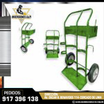 COCHE PORTA OXIGENO Y GAS PROPANO CON LLANTAS BUGGY