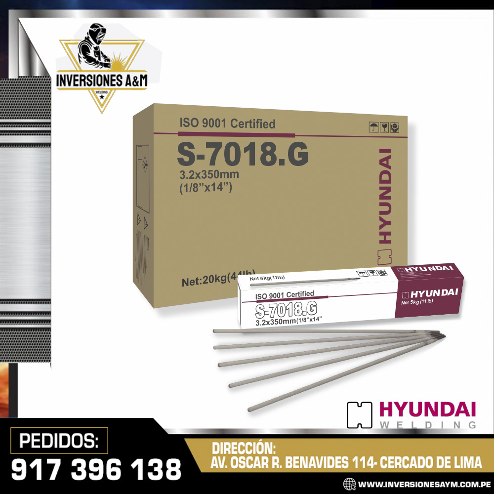 ELECTRODO-AL-CARBONO-S-7018-G.jpg ELECTRODO ACERO AL CARBONO S-7018-G - HYUNDAI - Imagen 1