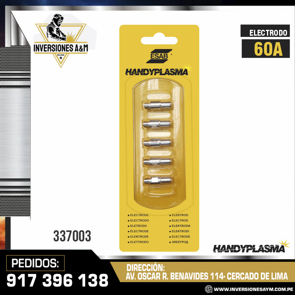 ELECTRODO-HANDYPLASMA-60A-ESAB.jpg ELECTRODO HANDYPLASMA 60A - ESAB - Imagen 1