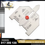 GALGA, CALIBRADOR DE SOLDADURA DE ACERO INOXIDABLE DE 0-20 MM