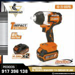 LLAVE DE IMPACTO INALÁMBRICO 1/2" - RB-20-880PBL - REDBO®