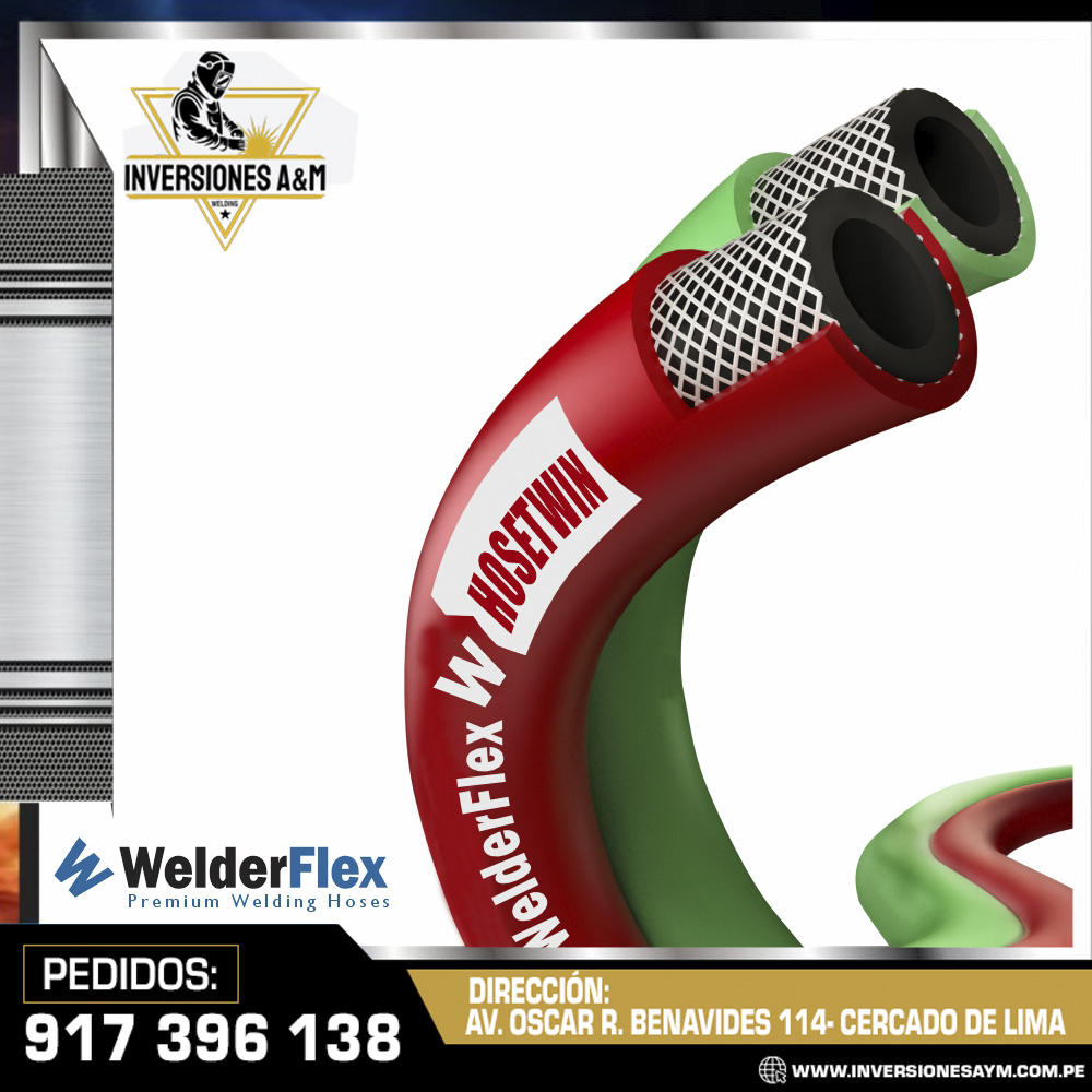 MANGUERA-MELLIZA-PARA-OXICORTE-DE-1-4-300-PSI-WELDERFLEX-2.jpg MANGUERA MELLIZA PARA OXICORTE DE 1/4" 300 PSI WELDERFLEX - Imagen 1
