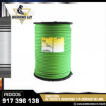 MANGUERA SENCILLA EN ROLLO 1/4″ VERDE PARA OXÍGENO