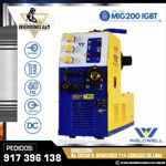 MAQUINA DE SOLDAR MIG 200 IGBT - WELDWELL®