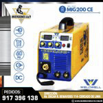 MAQUINA DE SOLDAR MIG200 CE - WELDWELL®