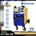 MAQUINA DE SOLDAR MIG250 IGBT - WELDWELL®