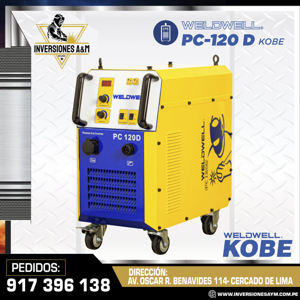 MAQUINA-DE-SOLDAR-PC-120-D-KOBE-WELDWELL®.jpg MAQUINA DE SOLDAR PC-120 D KOBE - WELDWELL® - Imagen 1