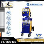 MAQUINA DE SOLDAR X-MIG400 IGBT - WELDWELL®