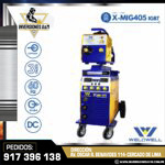 MAQUINA DE SOLDAR X-MIG405 IGBT - WELDWELL®