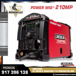MAQUINA MULTIPROCESO POWER MIG 210MP - LINCOLN