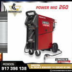 MAQUINA MULTIPROCESO POWER MIG 260 - LINCOLN