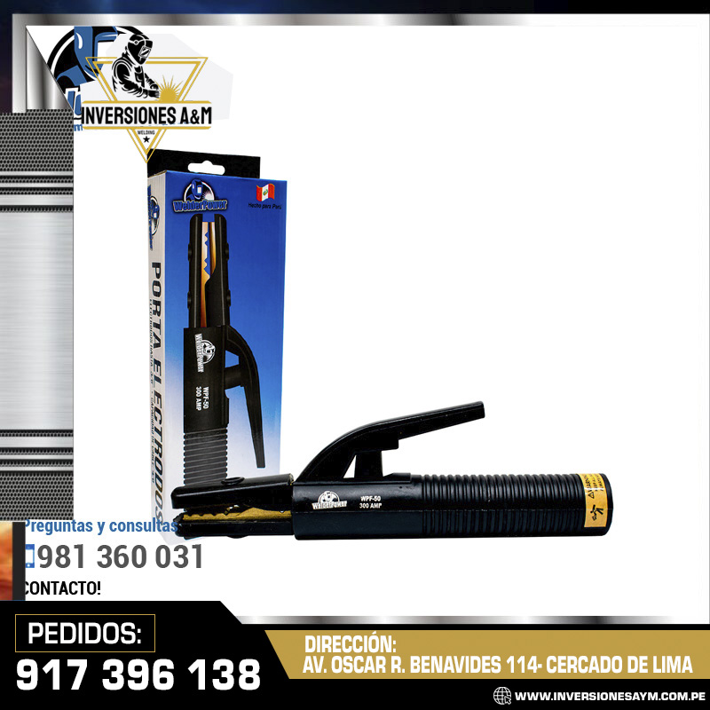 PORTA-ELECTRODO-WP-300-AMP.jpg PORTA ELECTRODO WPF 300 AMP - Imagen 1