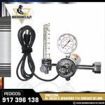 REGULADOR CON FLUJÓMETRO Y CALENTADOR PARA CO2 KFR101 CUTWELD
