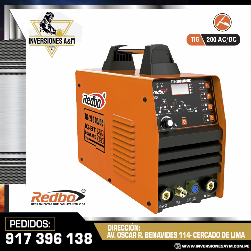 SOLDADORA-TIG-200-AC-CD-220V.jpg SOLDADORA TIG 200 AC-CD (220V) - REDBO® - Imagen 1