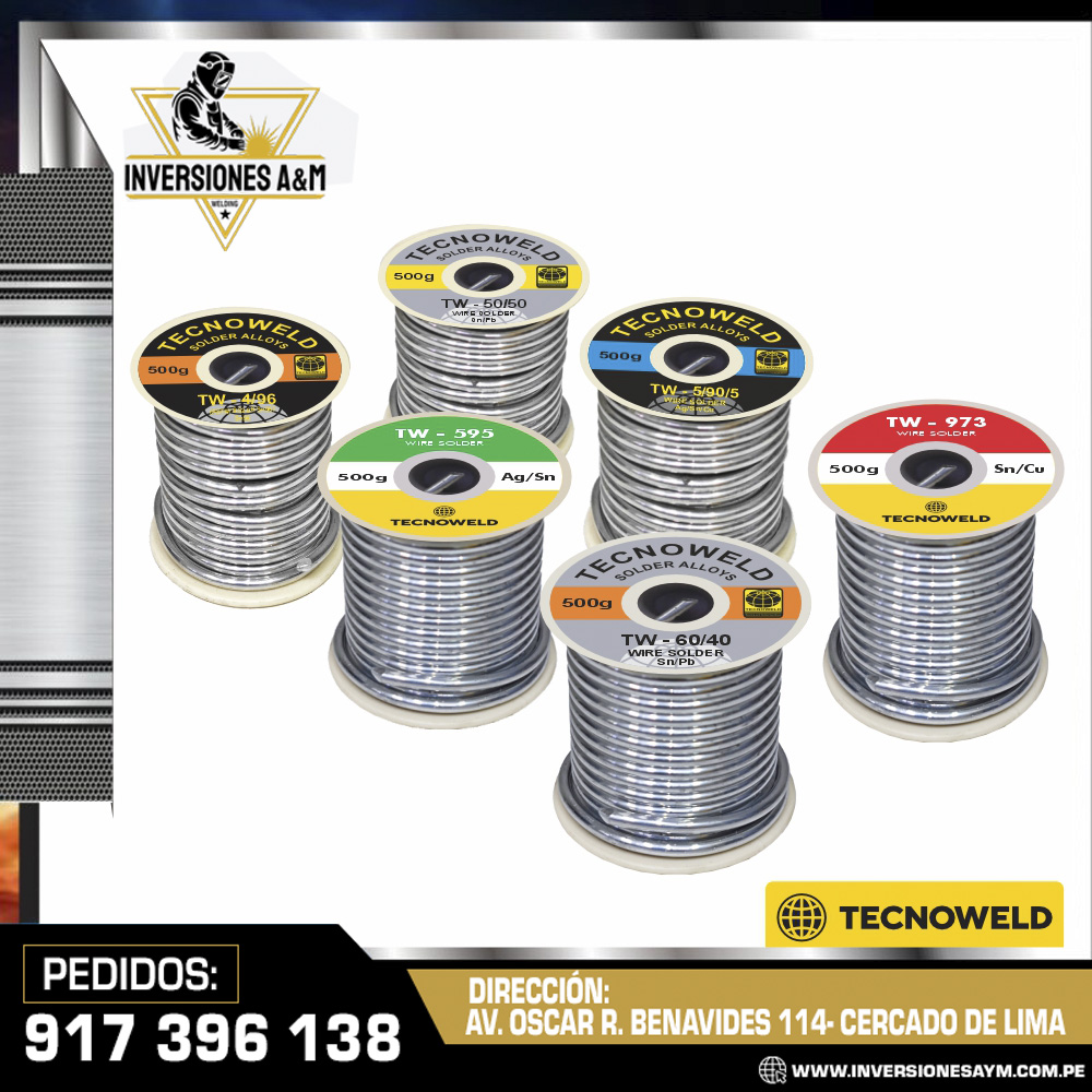 SOLDADURAS-DE-ESTANO-TECNOWELD-1.jpg SOLDADURAS DE ESTAÑO - TECNOWELD - Imagen 1