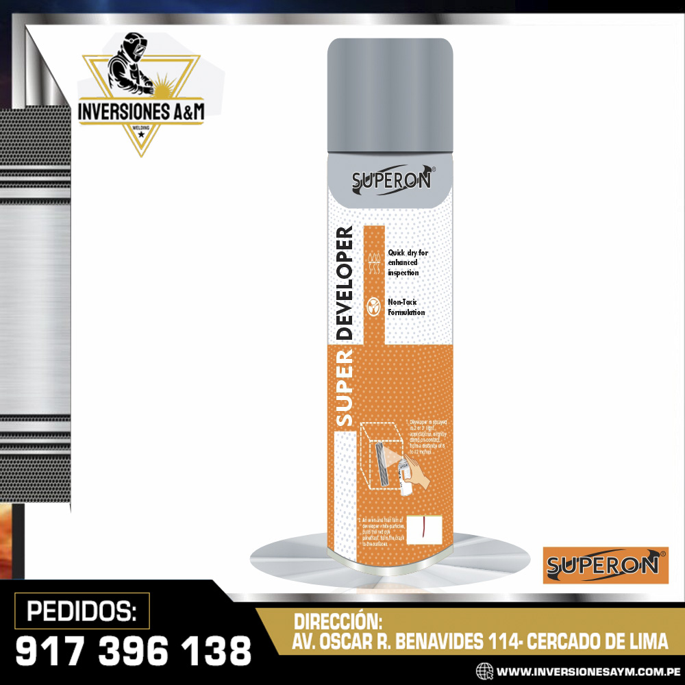 SUPER-DEVELOPER-SUPERON-1.jpg TINTES PENETRANTES - SUPER DEVELOPER - SUPERON - Imagen 1