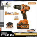 TALADRO INALÁMBRICO - RB-20PBL - REDBO®