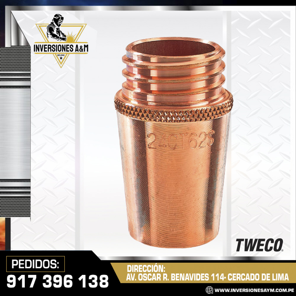 TOBERA-24CT62S-TWECO-ESAB.jpg TOBERA 24CT62S - TWECO ESAB - Imagen 1