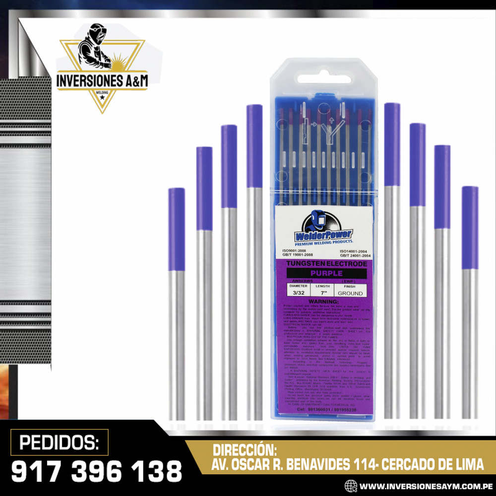 TUNGSTENO-LANTANO-ZIRCONIO-LTRIO-PURPLE.jpg TUNGSTENO LANTANO - ZIRCONIO - LTRIO (PURPLE) - Imagen 1