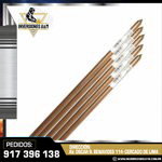 VARILLA DE COBRE ELECTROLÍTICO 3/4" x 2.4 MTS